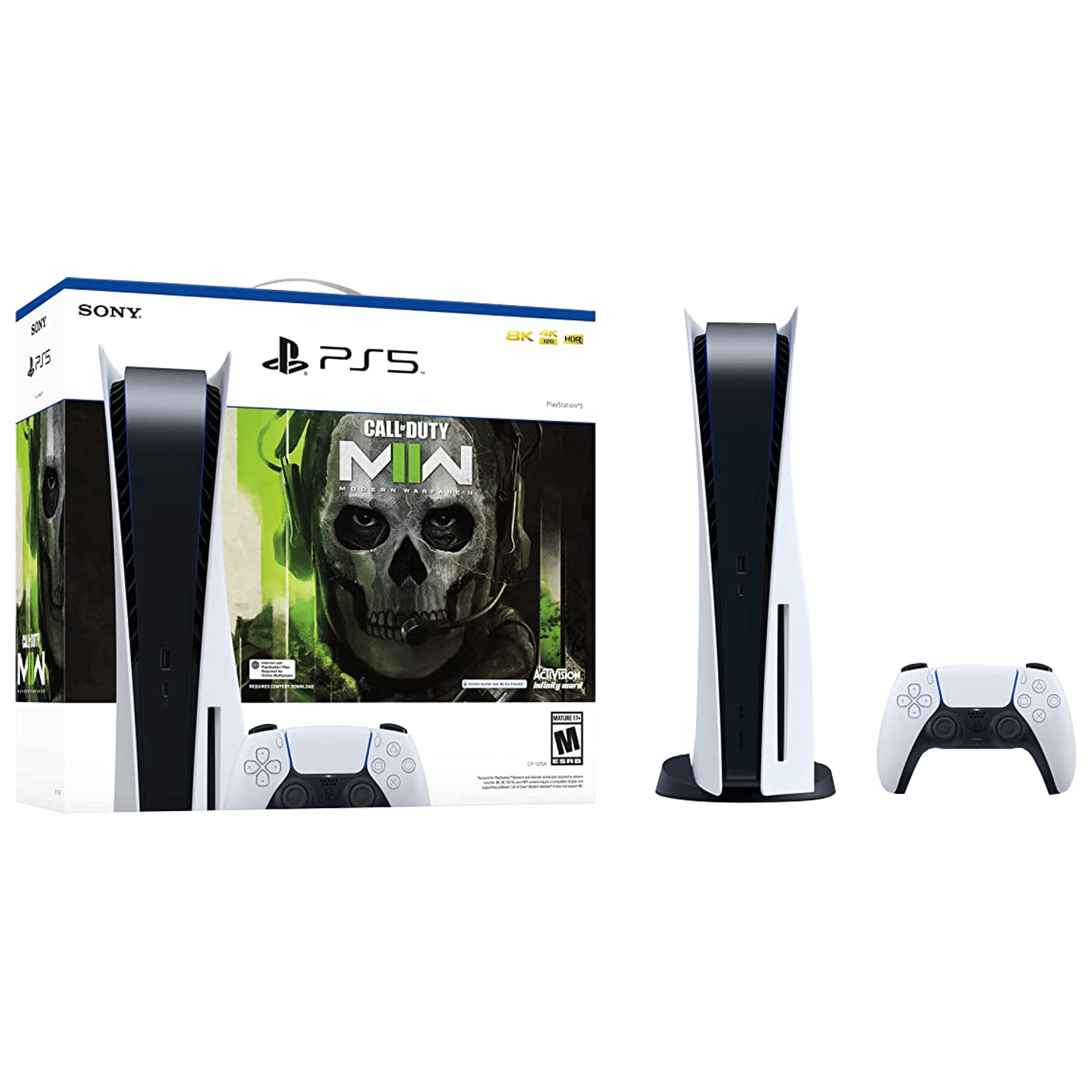 Buy Sony Playstation 5 825GB SSD (50668744, White) with Call of